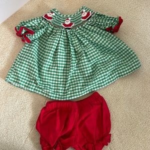 Southern Sunshine Smocked Christmas Set